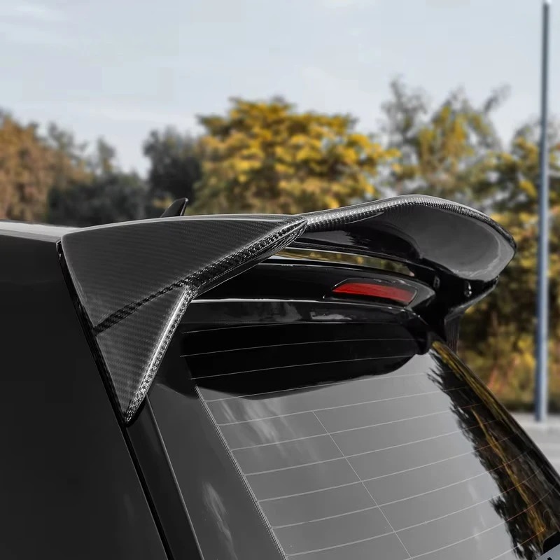 Carbon Fiber Rear Car Trunk Spoiler Empennage for Golf 7 Mk7 Rear Bumper Diffuser Trim